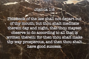 Joshua 1 8 MA4